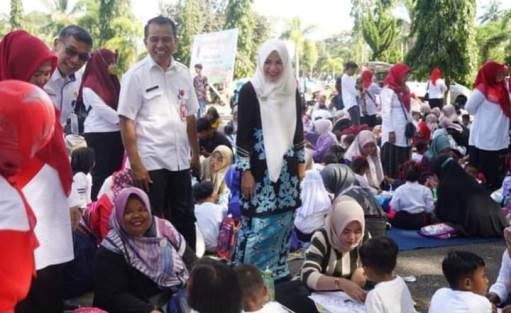 Hari Anak Nasional ke 39, Ini Pesan Bunda Paud Dharmasraya