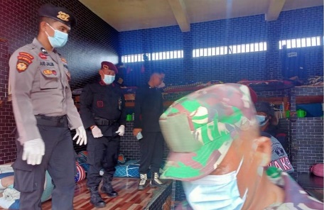Kali Ini Lapas Kelas III Dharmasraya Gelar Apel Siaga Tiga Plus Satu Kunci Pemasyarakatan