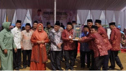 MTQ Nasional ke XII Kabupaten Dharmasraya Ditutup, Sungai Rumbai Juara Umum