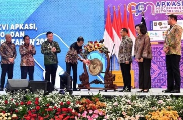 Pada Even APKASI Procurement Network 2024, Sutan Riska Laporkan Beberapa Hal Kepada Presiden