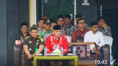 Bupati Sutan Riska Tuanku Kerajaan Hadiri Apel Gelar Pasukan Operasi Mantap Praja Singgalang Polres Dharmasraya