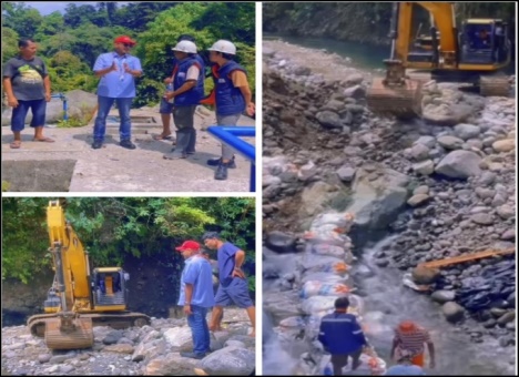 Pekerjaan Rehab Bendungan Intake Palukahan Terus Dikebut, Perumdam Kota Padang Sampaikan Ucapan Terimakasih
